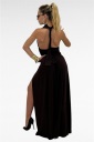 completo con top intrecciato e gonna con spacco start